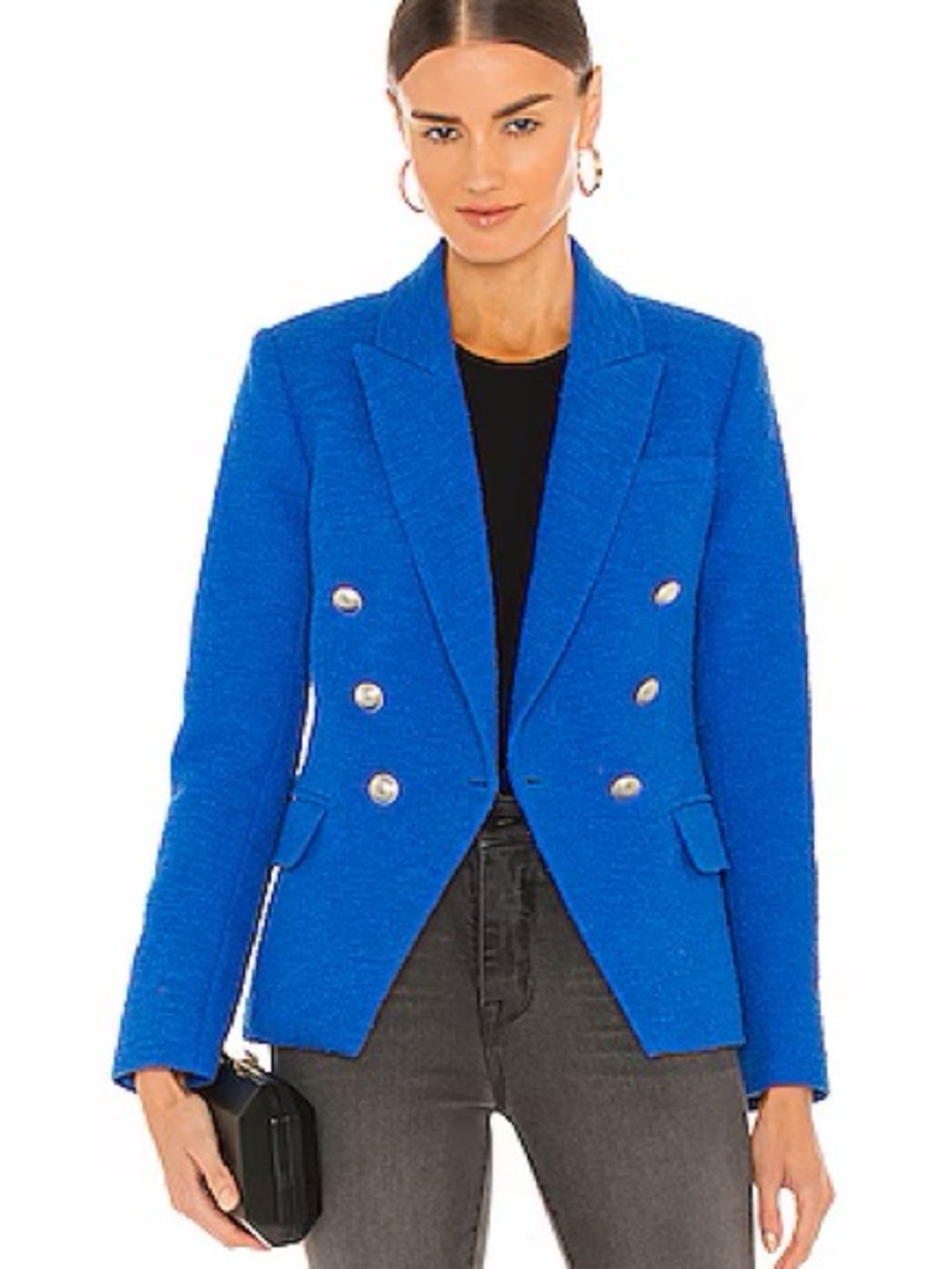 Kenzie Double Breasted Blazer in Azure
L'AGENCE